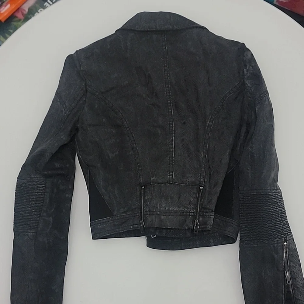 Stella McCartney snakeskin moto jacket - Picture 9 of 11
